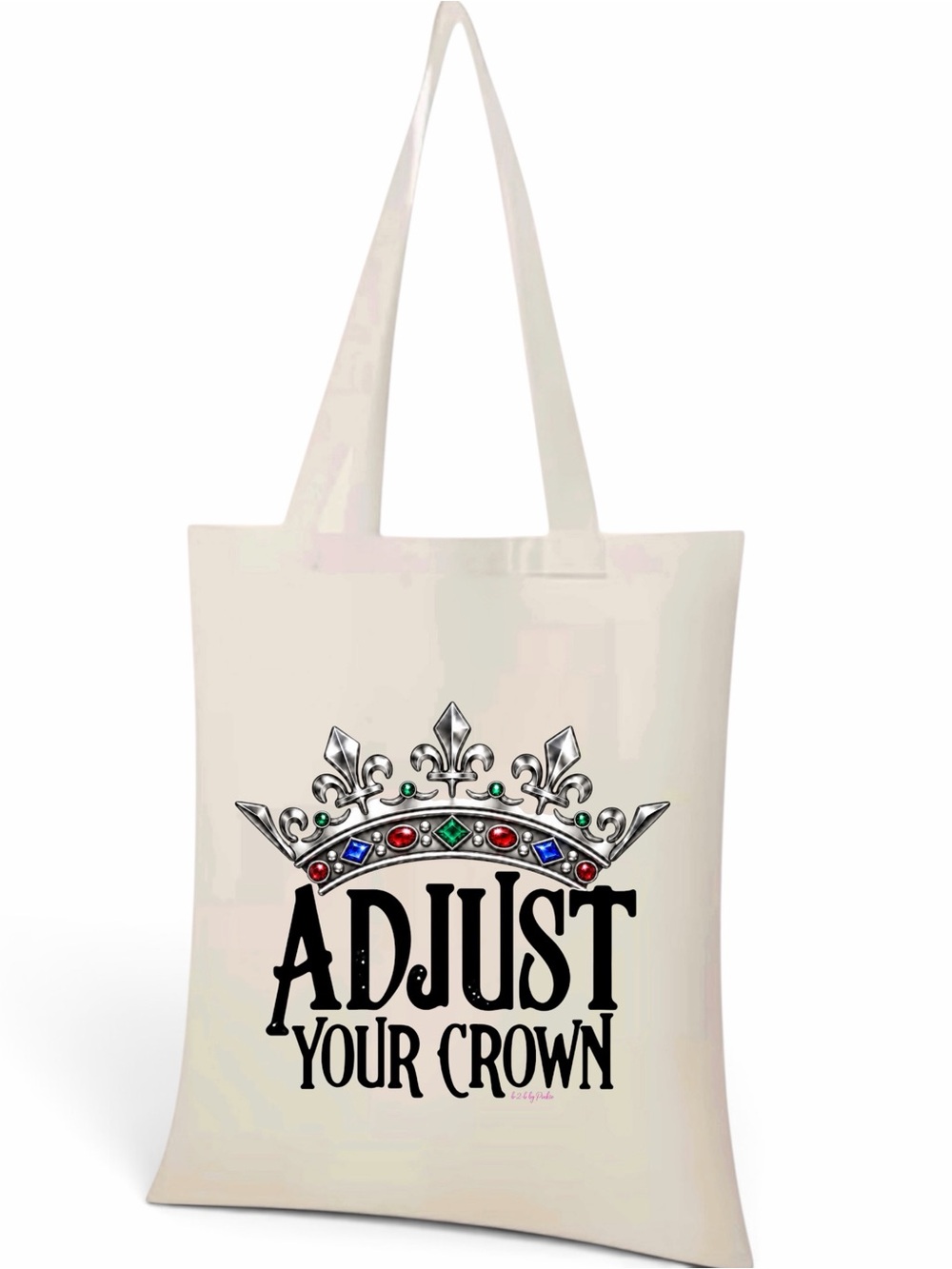 Adjust Your Crown Cream  Tote Bag